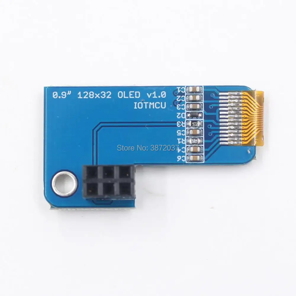 DIYmall PiOLED I2C 0 91 дюймов OLED 128x32 SSD1306 синий для RPI Raspberry Pi 1 B + 2 3 и Zero|Модули умного дома| |
