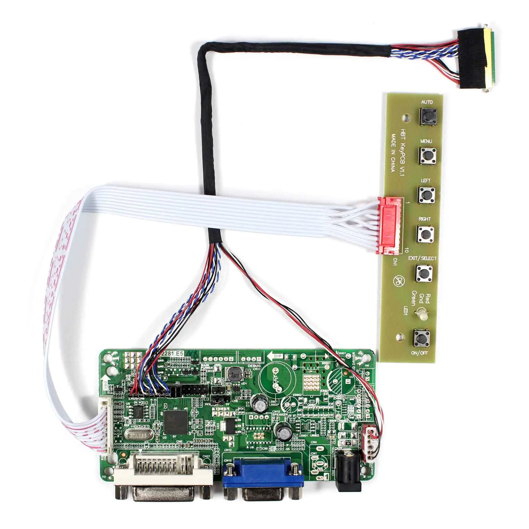 VGA + DVI ЖК-плата контроллера для 17 дюймов ~ 19 ЖК-панель DIY ЖК-монитор | Электроника