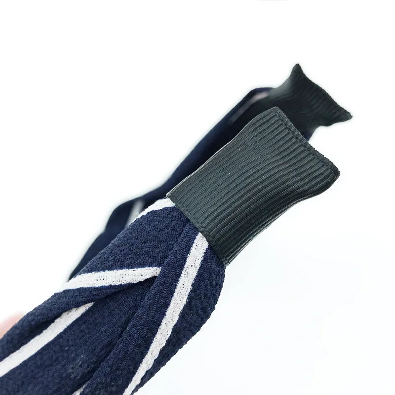 Simple Striped Hairbands Fashion Fabric Wide Side Knotted Sport Turban Headband Hair Hoop Ladies Girl Headwear Accessories | Украшения и