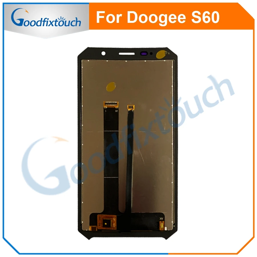100% протестированный Оригинальный ЖК экран для Doogee S60 дисплей + сенсорный