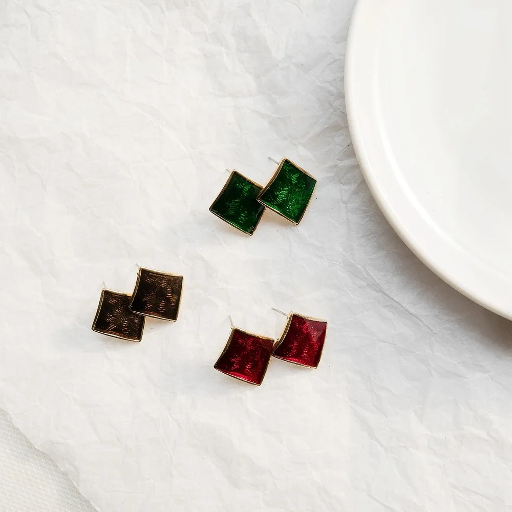 Ins New Korean Concise Fashion Geometry Irregular Personality Originality Small Stud Earrings For Women Jewelry Accessories | Украшения и