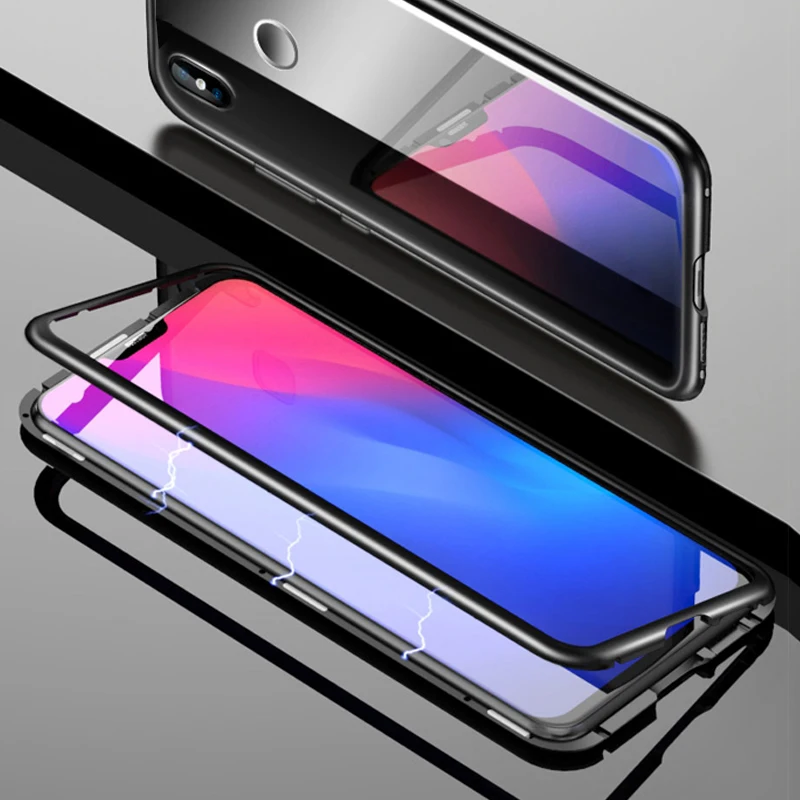 Магнитный адсорбционный чехол для Xiaomi 8 Lite Mi 9 light Pocophone F1 Redmi Note 7 6 5 Pro mi9 mi8 |