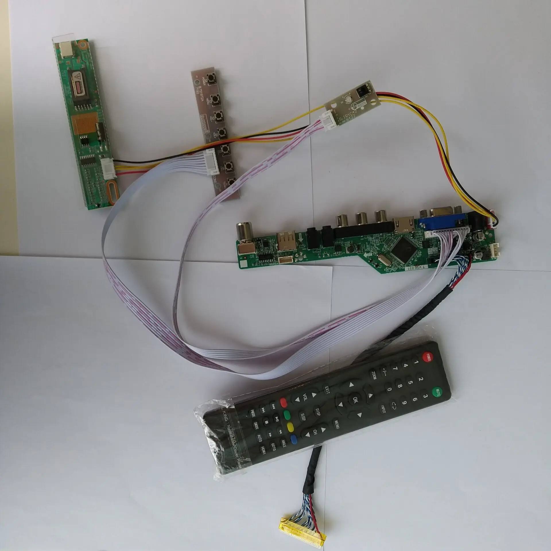 ТВ HDMI AV VGA USB TV56 ЖК-светодиодный драйвер Комплект платы контроллера Карта DIY Для