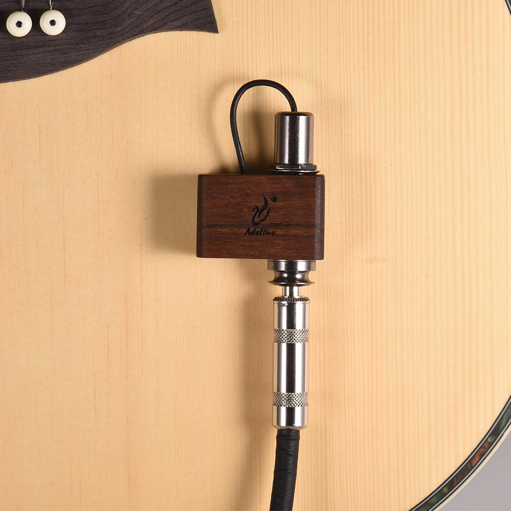 Самоклеящаяся гитары Датчик захвата предварительно усилитель с 6 35 мм Выход Jack