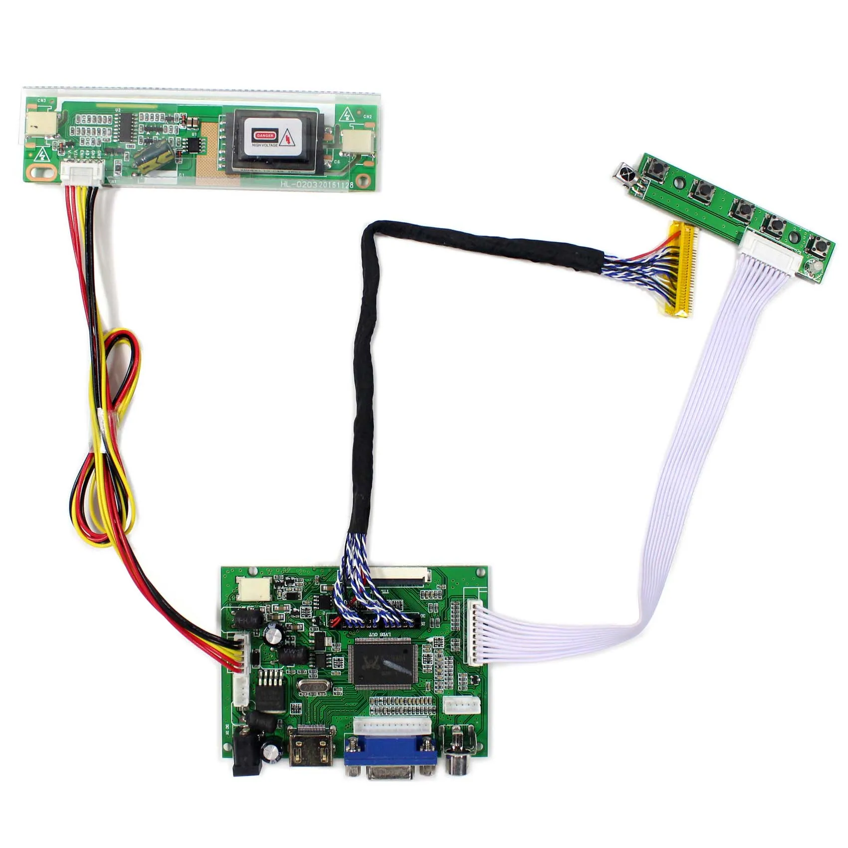 Плата контроллера HDMI VGA 2AV LCD Совместим с ЖК-экраном 15 4 дюйма 1280x800 TX39D30VC1GAA - купить