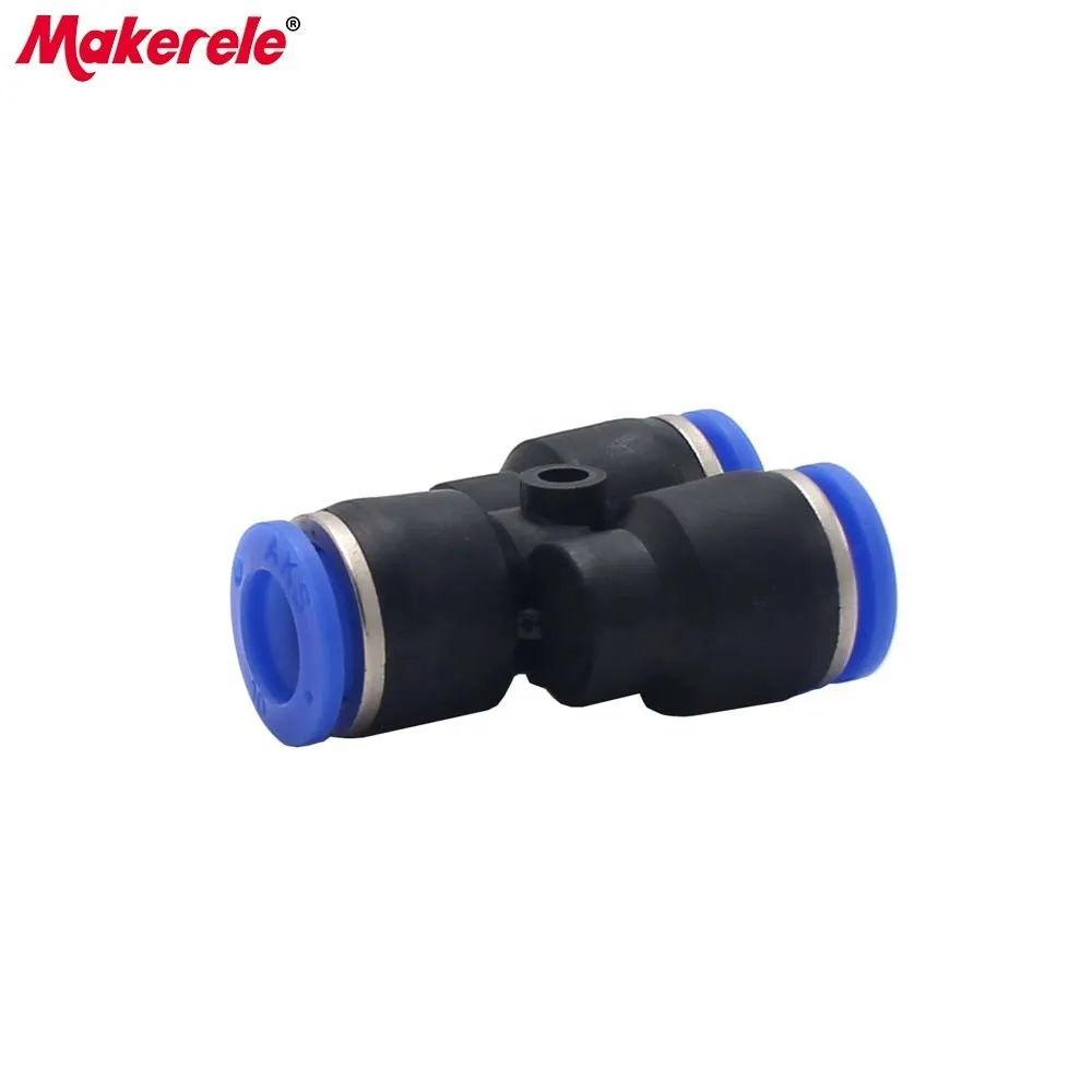 plastic air fittings 3 Way Y Type Pneumatic PY4/6/8/10/12mm pipe with lowest price High quality 1pcs Free shipping | Обустройство