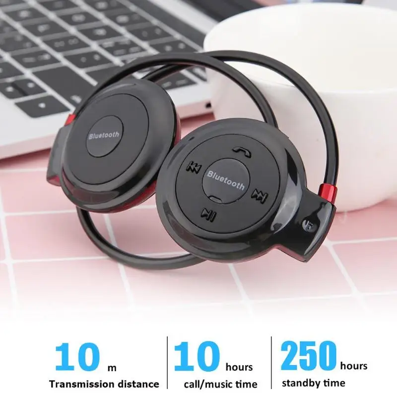 Мини 503 fm радио наушники спортивные музыкальные стерео беспроводные Bluetooth для