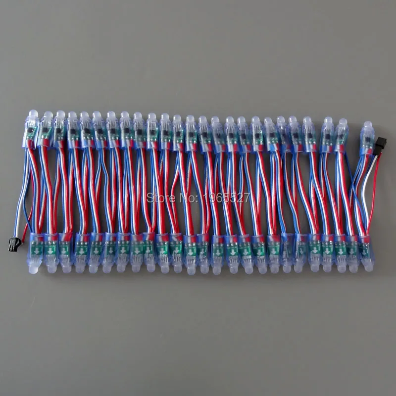 Модифицируемая светодиодная Пиксельная RGB-гирлянда WS2811 UCS1903 SM16703 12 В 100 шт./лот
