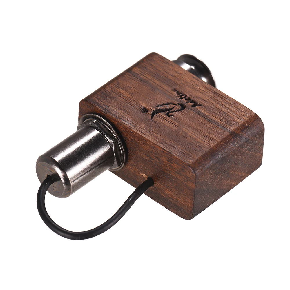 

Self-adhesive Guitar Pickup Transducer Prewired Amplifier with 6.35mm Output Jack for Acoustic Guitar Ukulele Violin Cajon