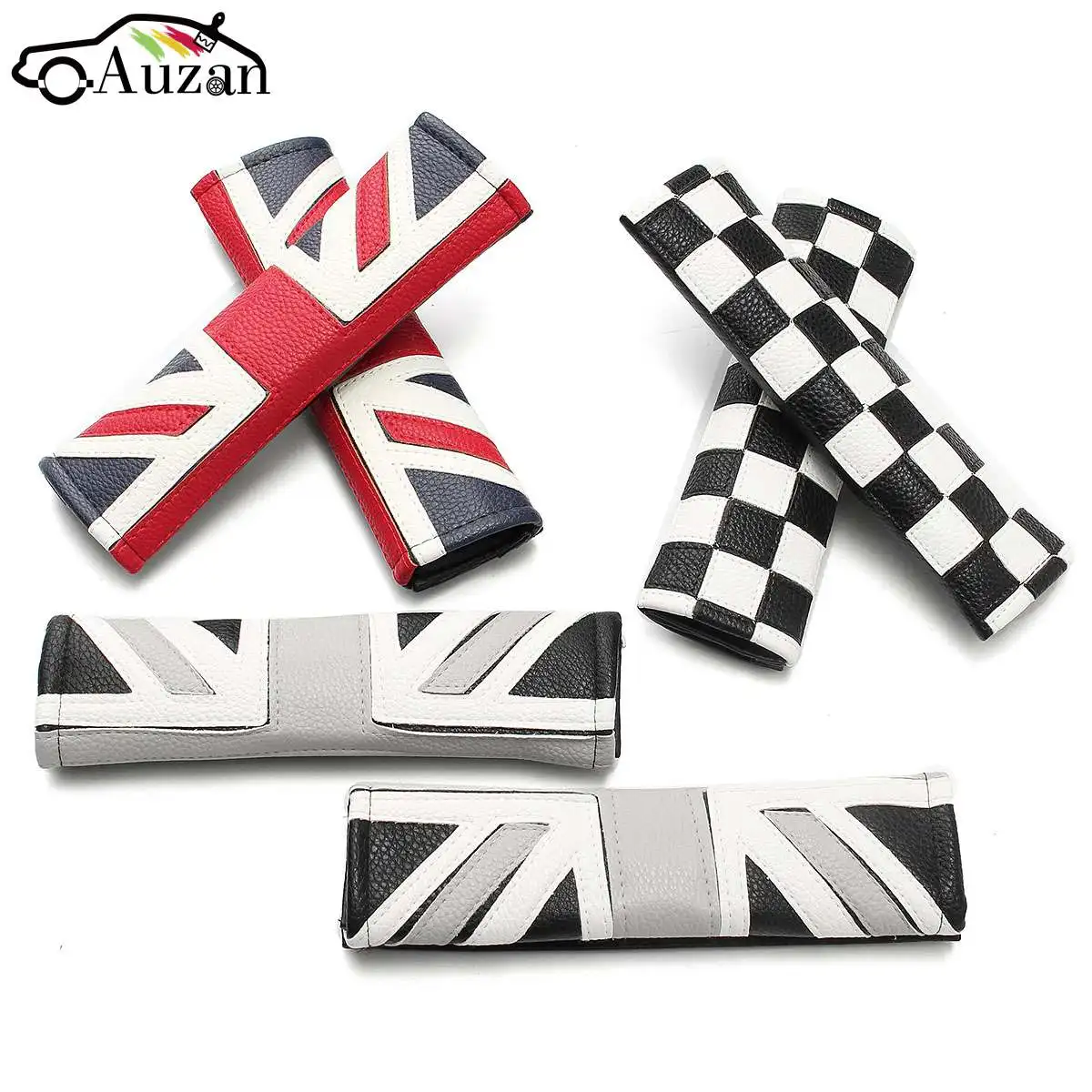 2 шт Юнион Джек авто Безопасность обивка ремней безопасности ремень наплечный