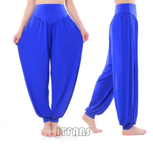 New Style Women High Waist Athletic Harem Pant Baggy Bloom Pants Lantern Stretch Lady Casual Comfy Plus Size M L XL 2XL 3XL | Женская