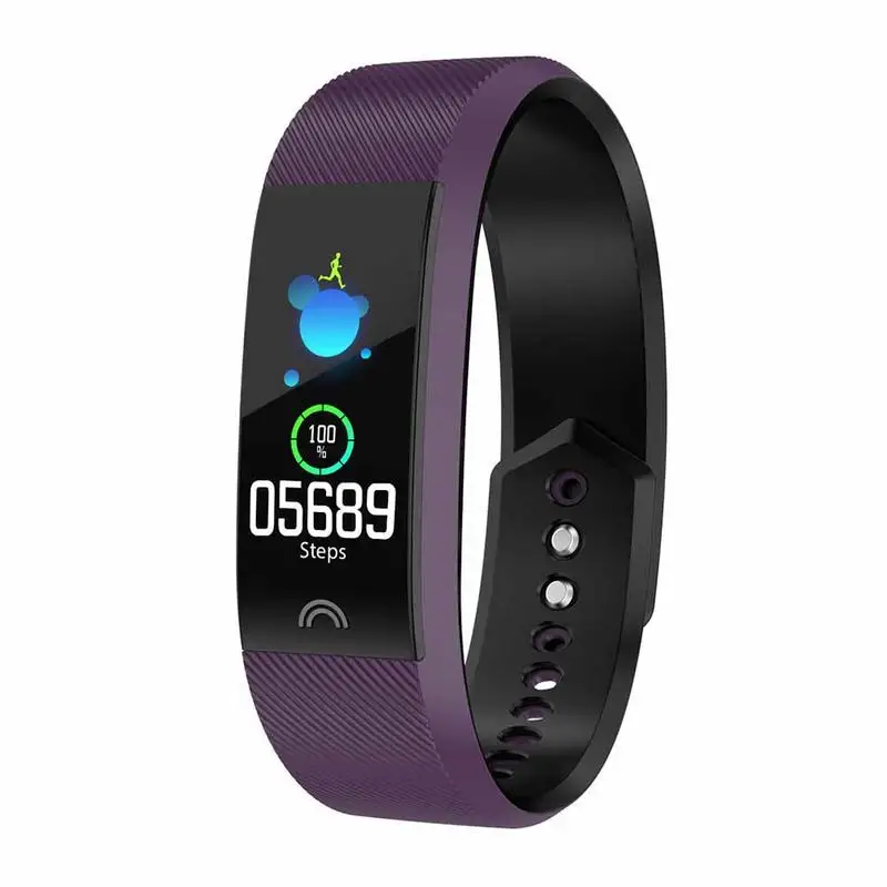 F6 Цвет Экран смарт браслет сердечного ритма крови Давление мониторинг кислорода