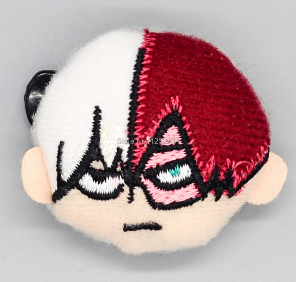 Мой герой Академии Bakugou Katsuki Todoroki шото haku 4 см Плюшевые брошь значок булавки