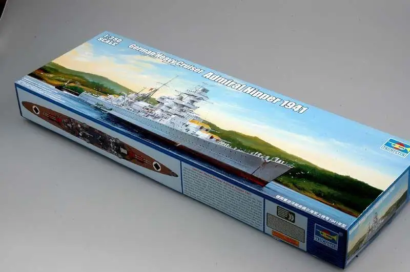 Немецкий тяжелый Круизер адмирал хиппер 1/350 Trumpeter 05317 1941 | Игрушки и хобби