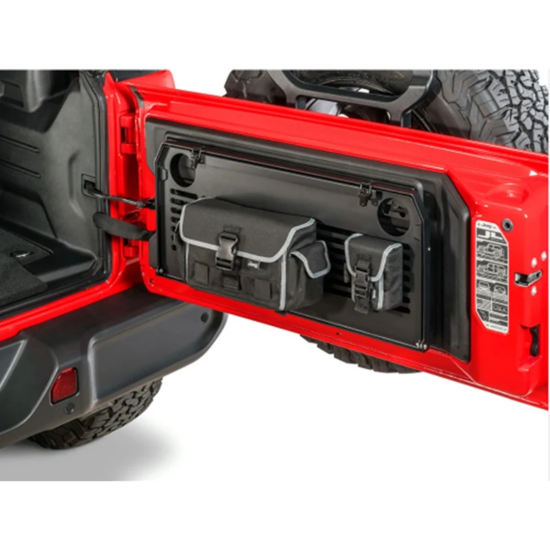 1 шт. Складная полка для задних дверей Jeep Wrangler JL 2018 2019|Задние багажники и