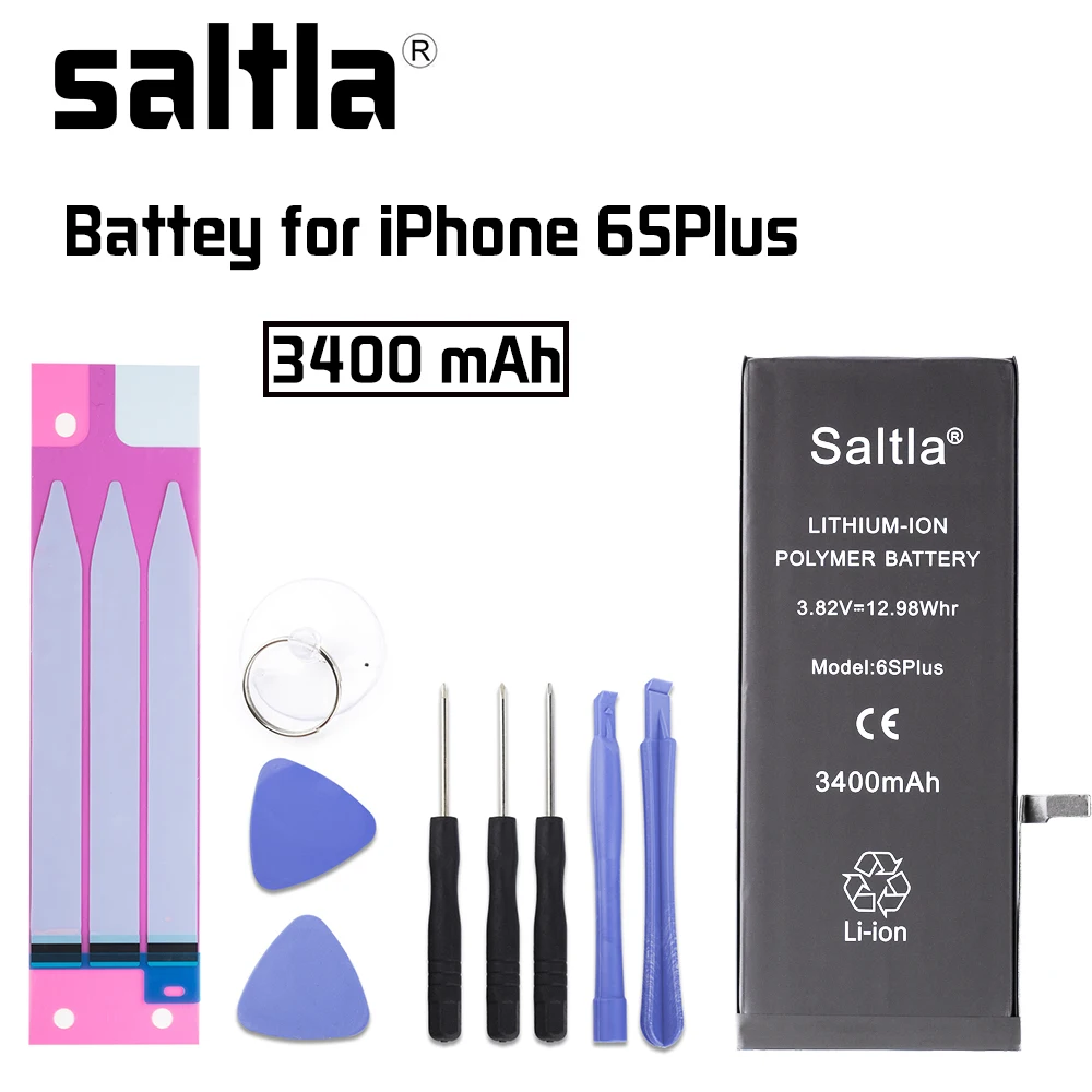 Saltla литиевых батарея для iPhone 6 г Plus S 6SP 2200 мАч 3400 высокое ёмкость мобильных