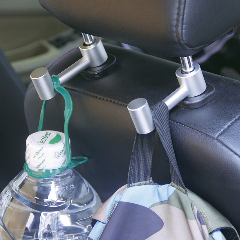 

Creative Car Seat Back Hooks Hanger Organizer Universal Headrest Mount Storage Hook House Storage Simple Styling Car Coat Hanger
