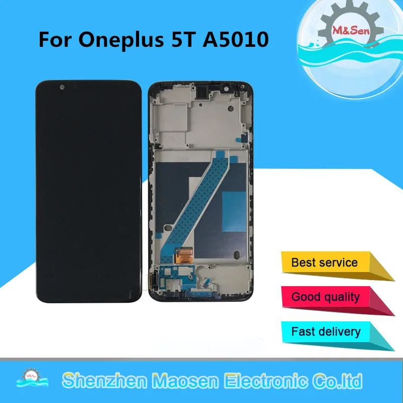 Дисплей M & Sen для Oneplus 5T A5010 ЖК сенсорный экран дигитайзер с рамкой/без рамки|Экраны
