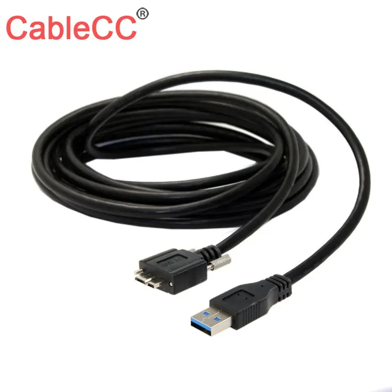 5 м USB 3 0 кабель типа A папа к Micro B Мужской с креплением панель Винты для жесткого