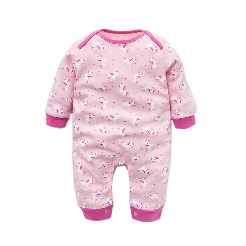 2020 весной детской одежды Новорожденные девочки комбинезон хлопка маленький