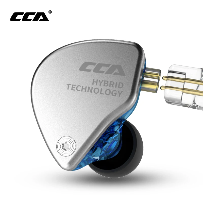 CCA CA4 1BA + 1DD Гибридный привод блок в ухо наушники HIFI монитор DJ бег спортивная