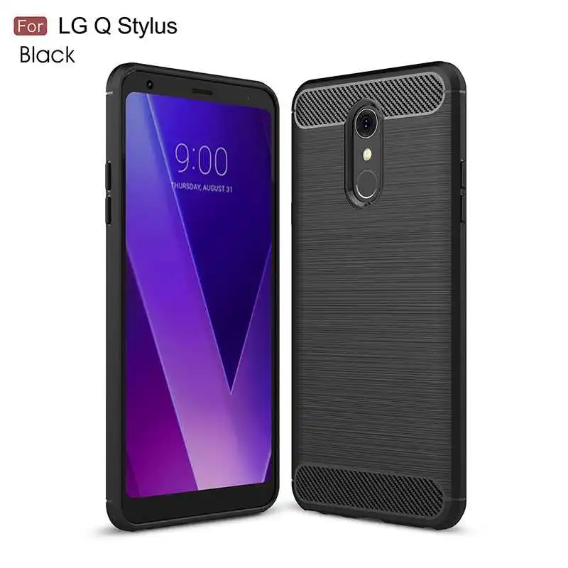 Mokoemi Fashion Shock Proof Soft Silicone 6.2&quotFor LG Q Stylus Case For cell Phone Cover |