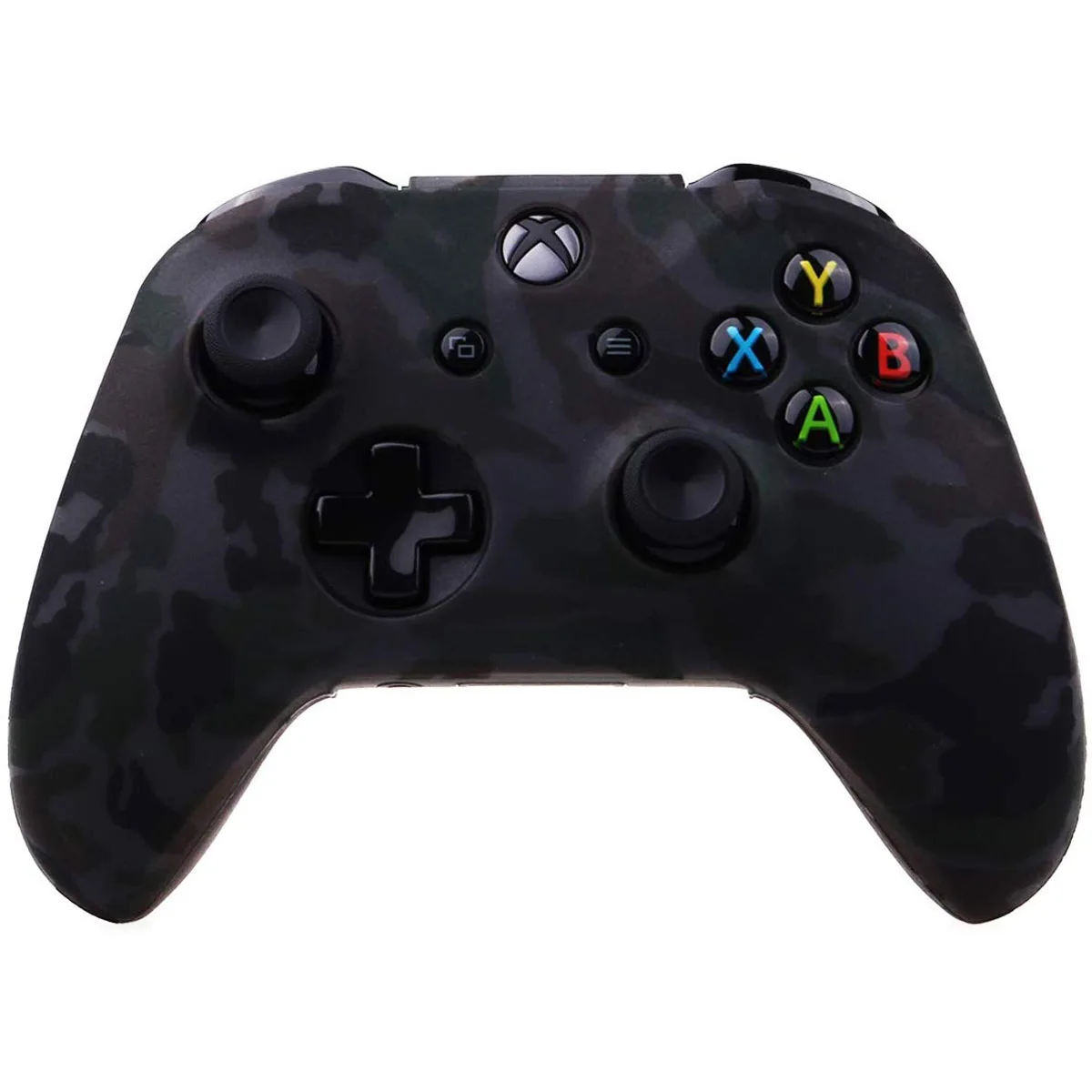 Камуфляжный Силиконовый обложка кожаный чехол для Microsoft Xbox One X и S контроллер 1