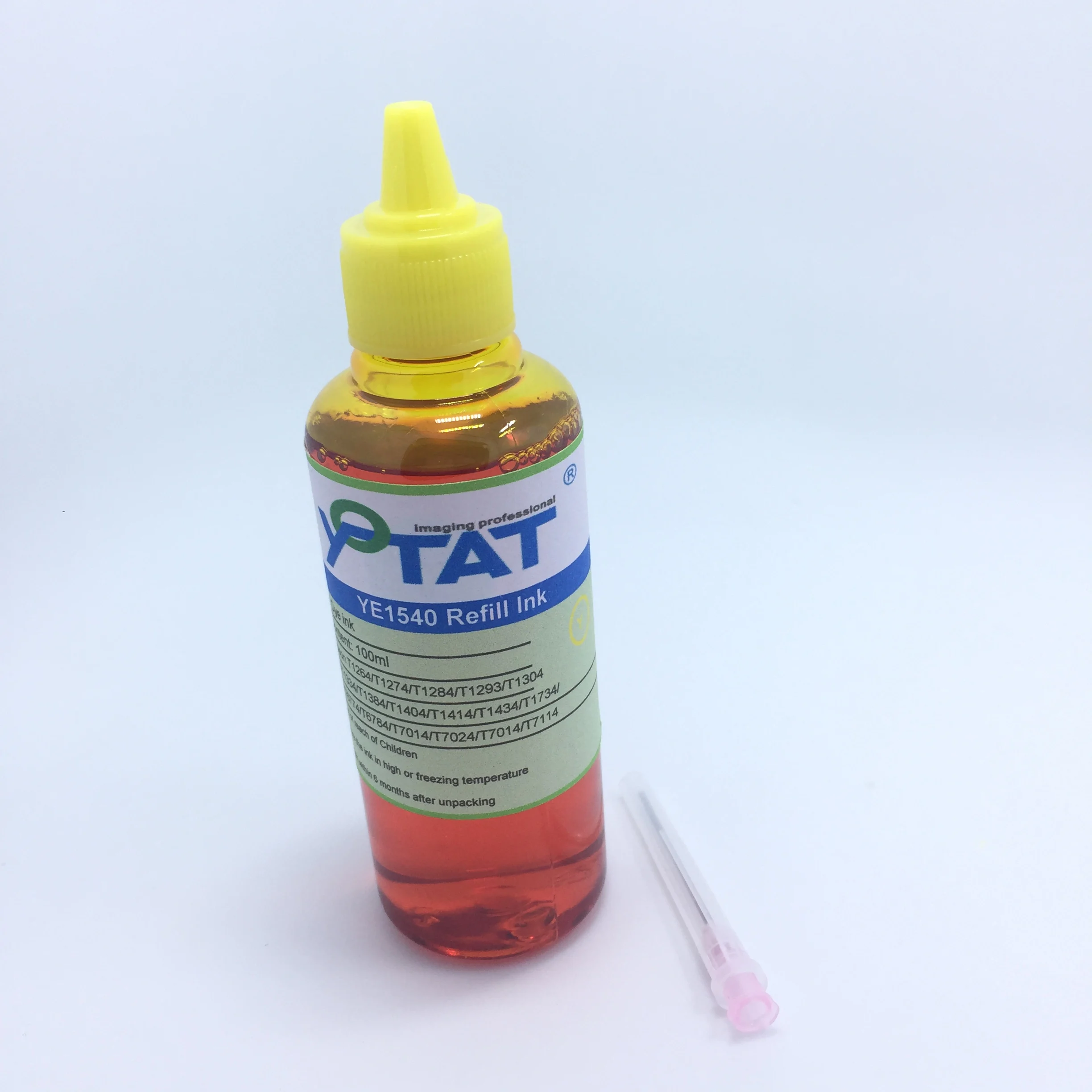 Чернила YOTAT 100 мл для заправки совместимые с Epson T1261 T1271 T1281 T1291 T1301 T1321 T1331 T1351 T1361 T1371