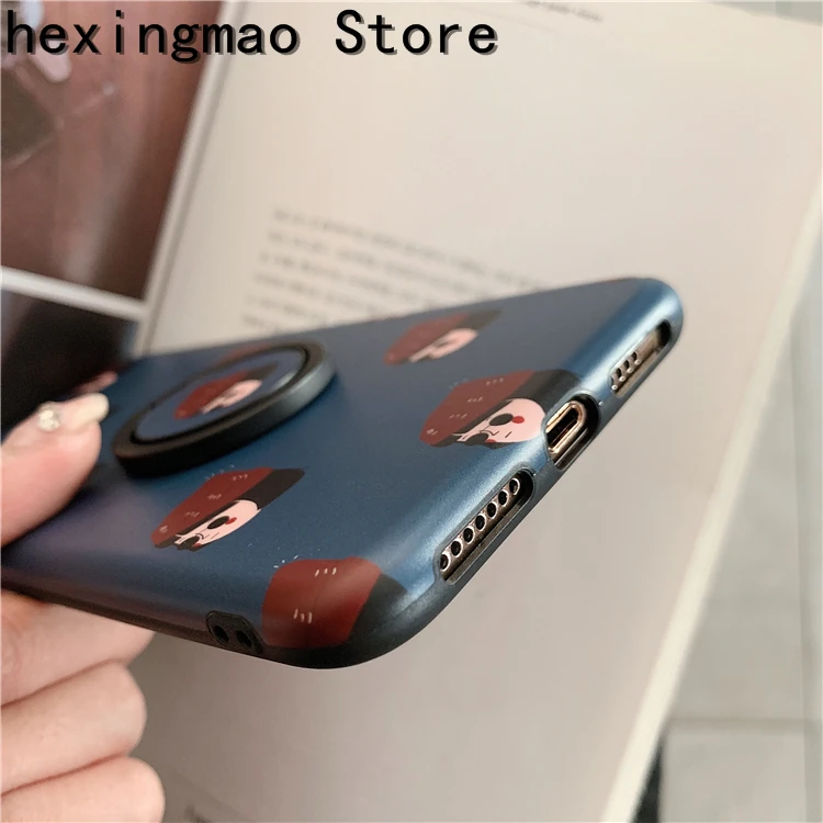 Ретро винно красные пары Killer чехол для iPhone X 6 7 8 Plus матовый мягкий IMD Чехол Капа с