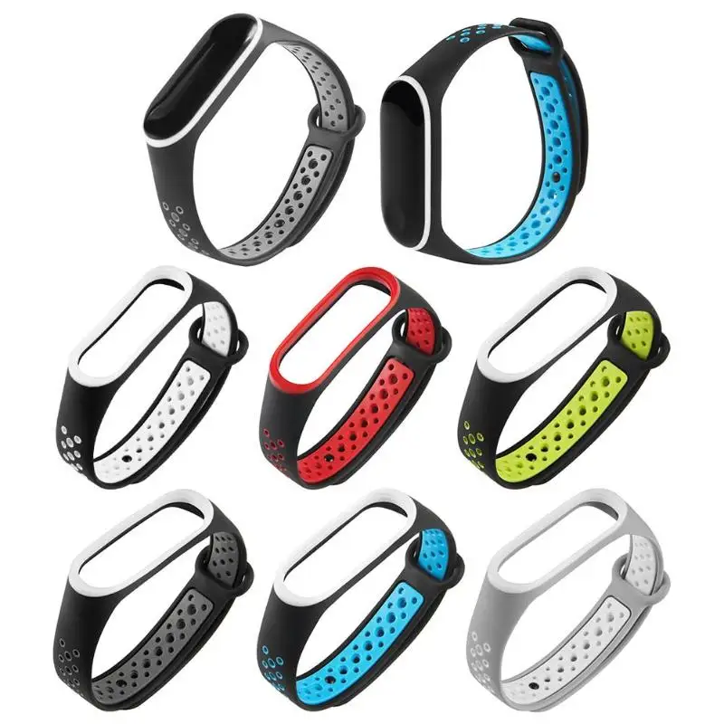 

Оригинальный ремешок Mi Band, сменный силиконовый пористый дышащий ремешок для часов, браслет, ремешок на запястье для Xiaomi Mi Band 3