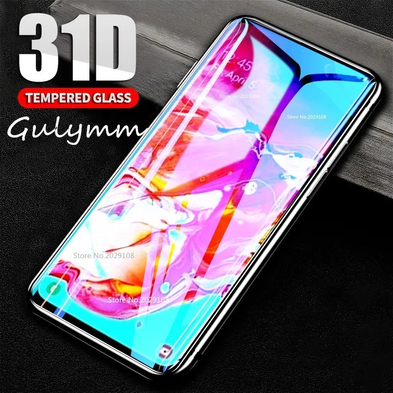 31D Protective Glass On For Samsung Galaxy A10 A20 A30 A40 A50 A60 A 70 80 A01 Screen Protector For M10 M20 M30 2019 Full Film