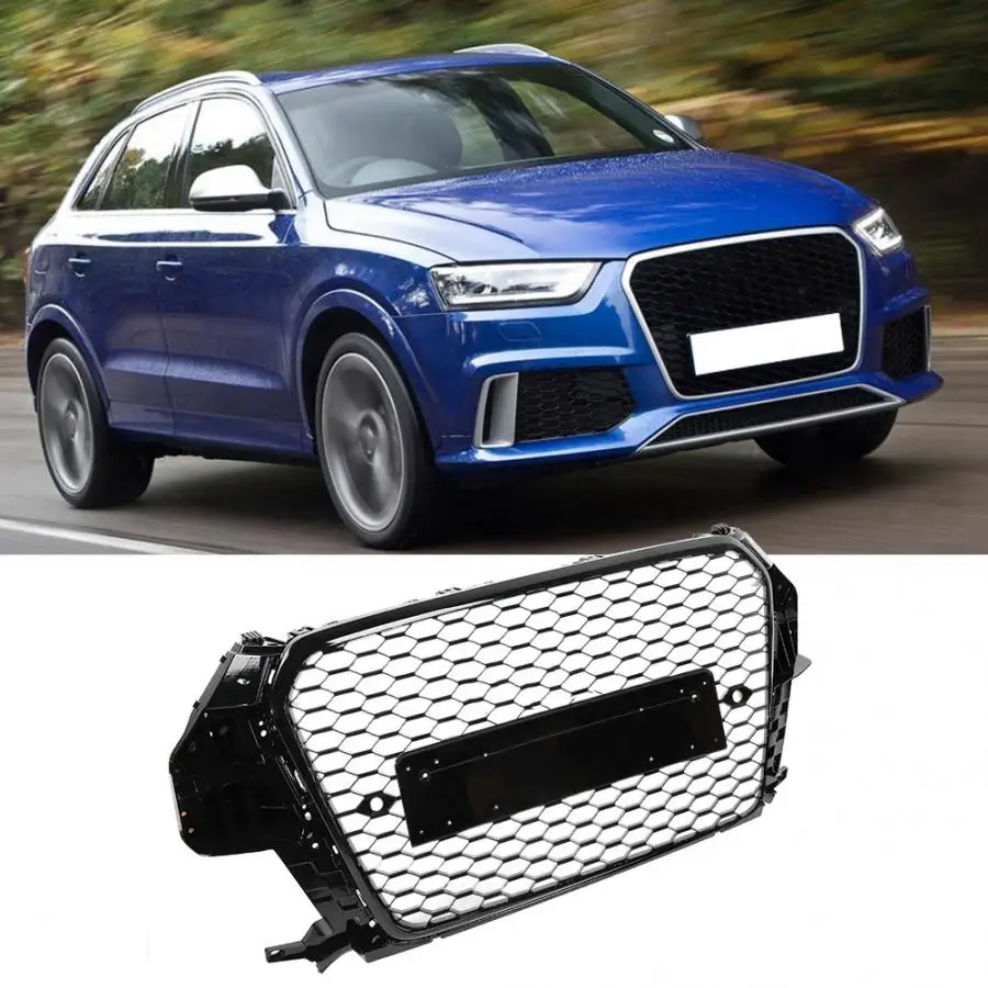 Передний бампер решетка для Audi Q3 2013 2014 2015 автомобильные аксессуары RSQ3