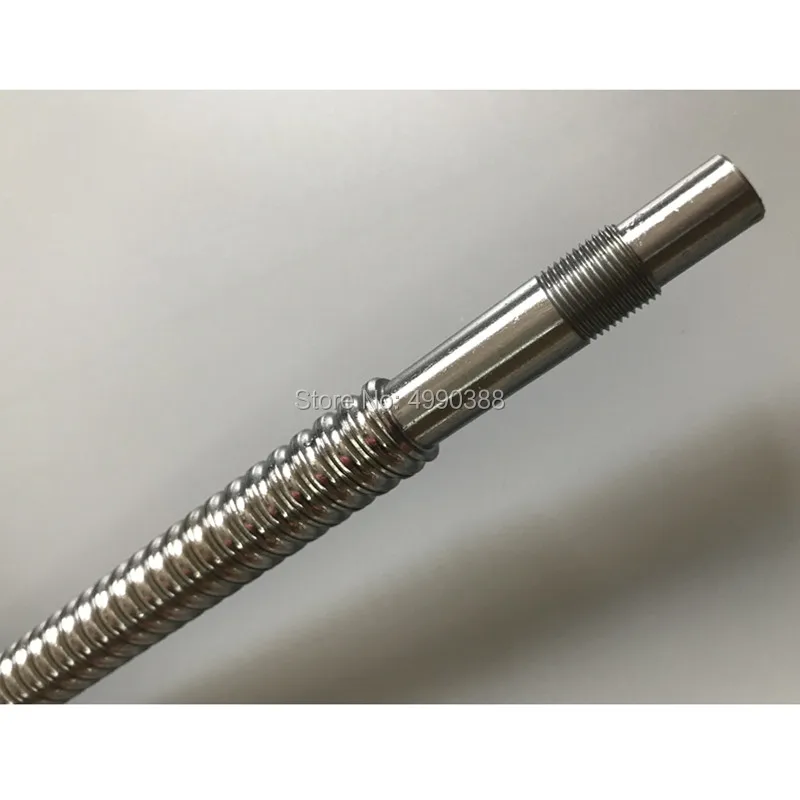 Высокое качество линейный направляющий шариковый винт SFU2505 1100 мм 1200 1500 + торцевой