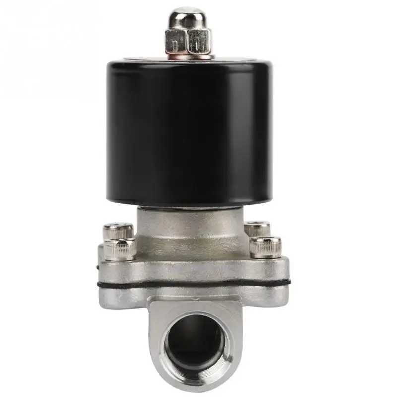AC 220V G1/2 &quotНержавеющая сталь 304 нормально закрытый Электрический