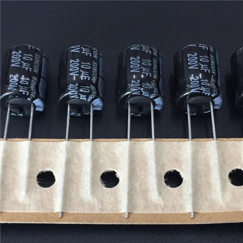 

10pcs 10uF 200V SUNCON(SANYO) FAZ series 10x12.5mm 200V10uF Low Impedance Aluminum Electrolytic Capacitor