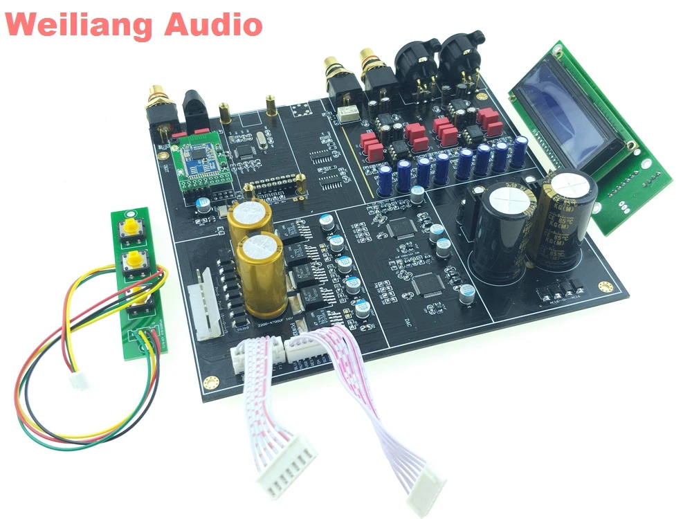Двойной AK4497 AK4497EQ AKM HIFI DAC DSD декодер XLR + Bluetooth 5 0 CSR8675 APTX HP|Цифро-аналоговые