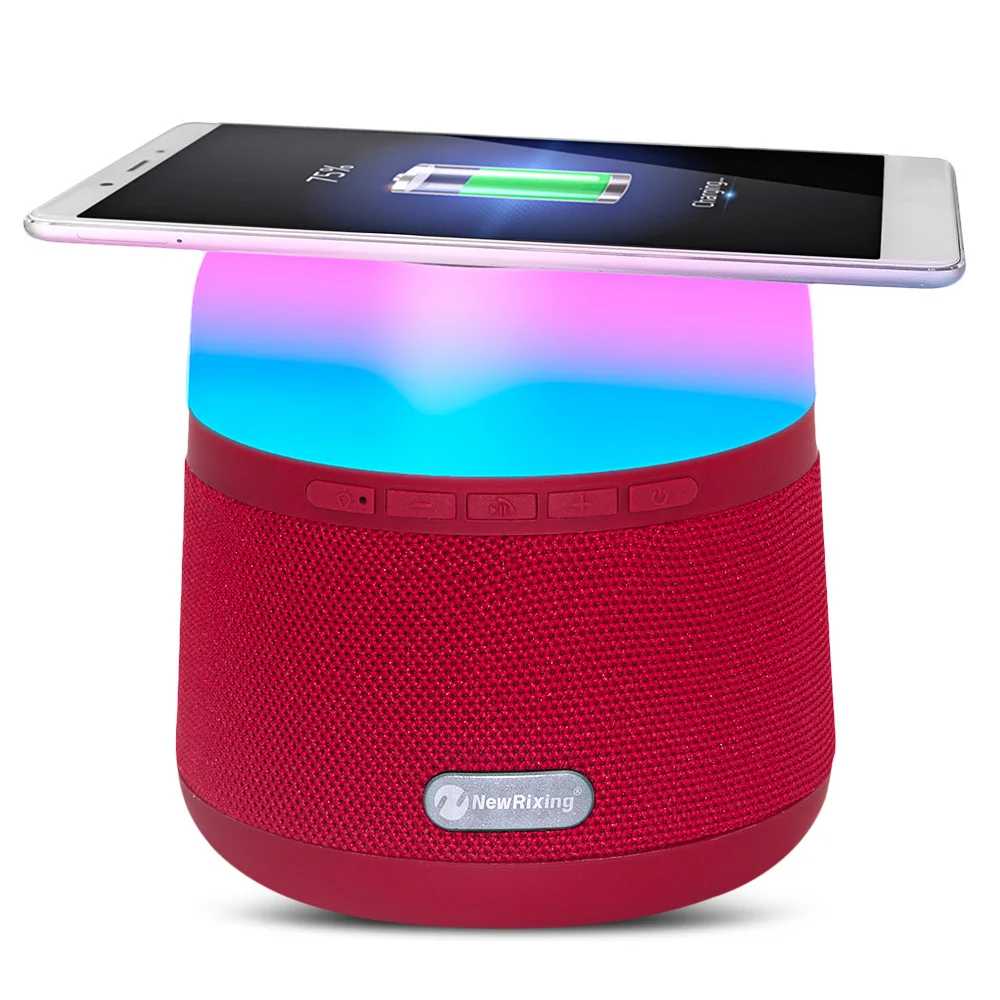 NewRixing NR 3500 LED Bluetooth стерео динамик Беспроводное зарядное устройство для кемпинга