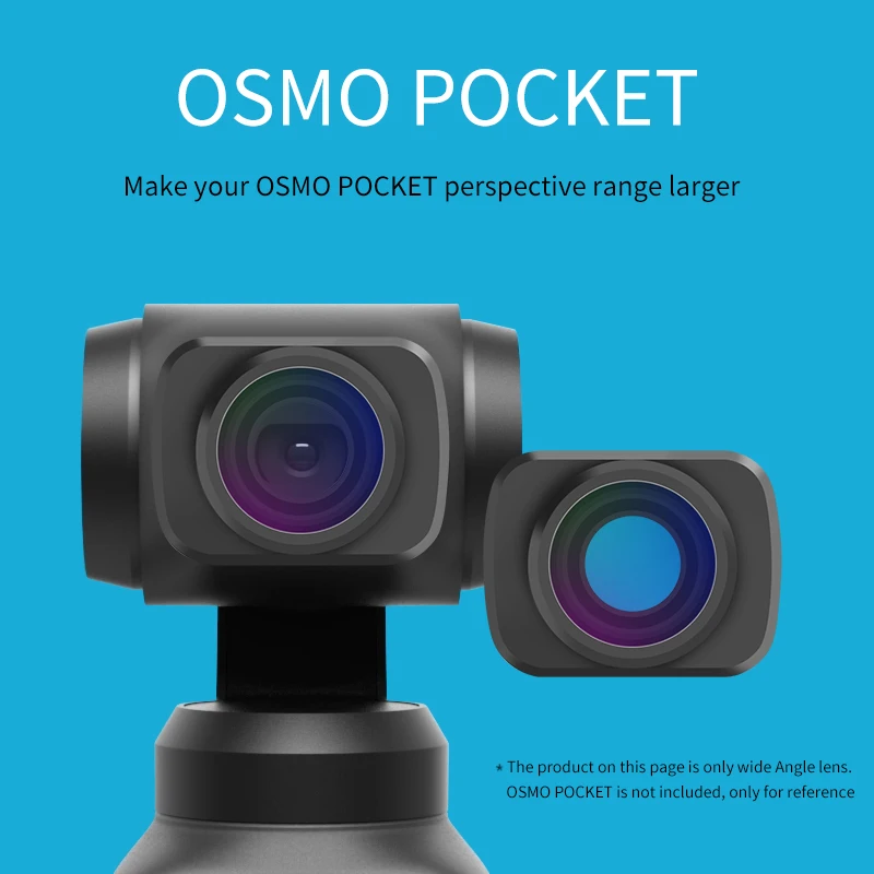 Карманный мини портативный широкоугольный объектив OSMO для камеры DJI карданный