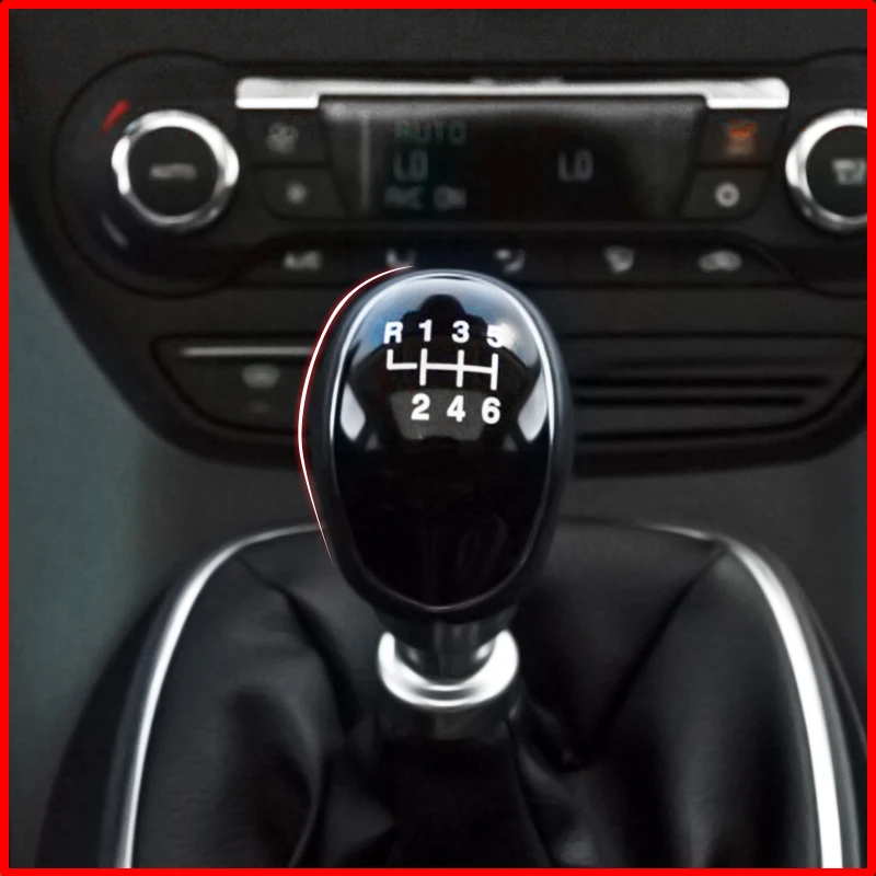 

Автомобильная ручная рукоятка переключения передач A Little Change 5 6 скоростей, крышка, вставка для Ford Focus 2 2005 - 2011 C-Max Kuga Fiesta
