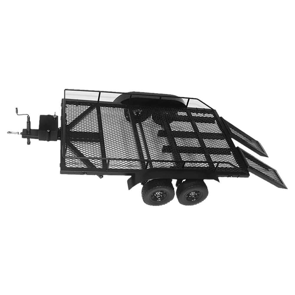 Прицеп автомобиль тяжелый грузовик металлический комплект для 1:10 Traxxas HSP Redcat RC4WD