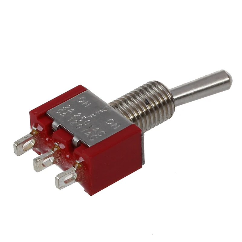 6 шт. AC 250V 2A 120V 5A SPDT вкл./ВЫКЛ./вкл. 3 позиционный тумблер | Обустройство дома