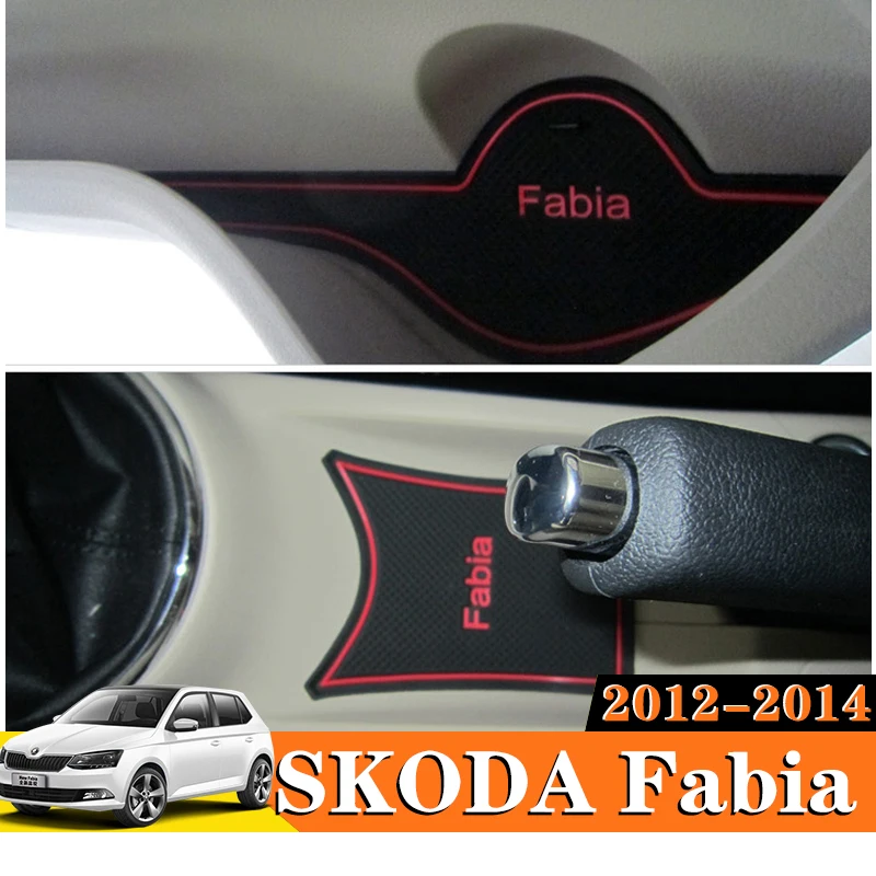 Автомобильные аксессуары 7X для SKODA Fabia Противоскользящие коврики внутренних