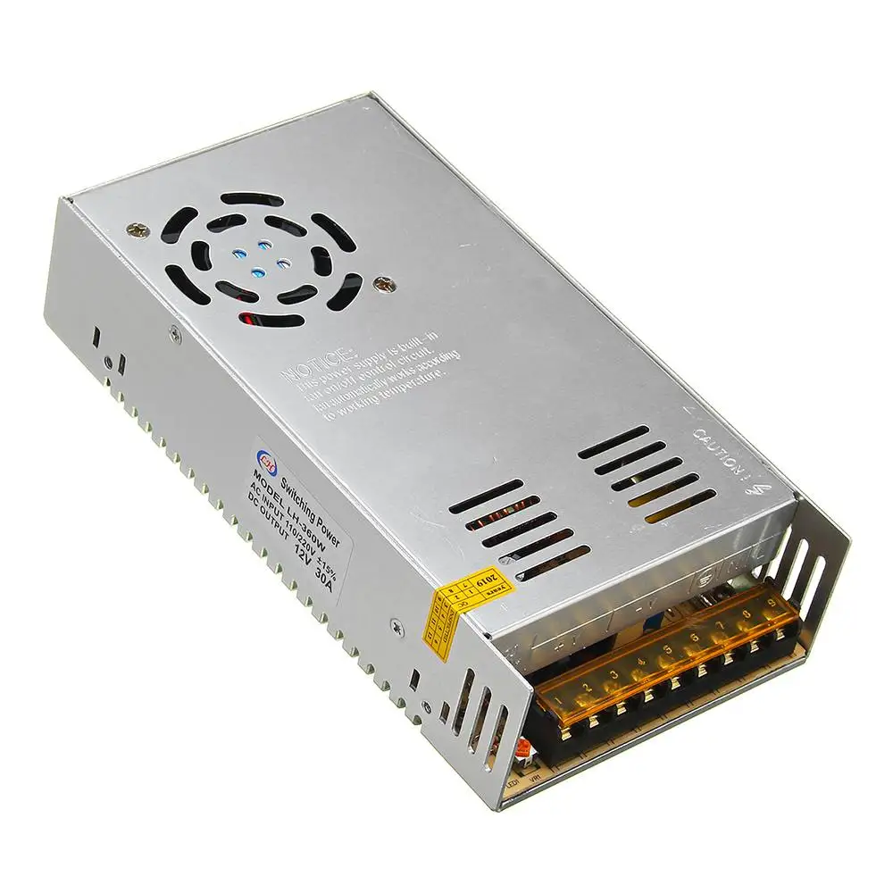 AC110V 220V для DC12V 30A 360W Драйвер импульсного источника питания трансформатор