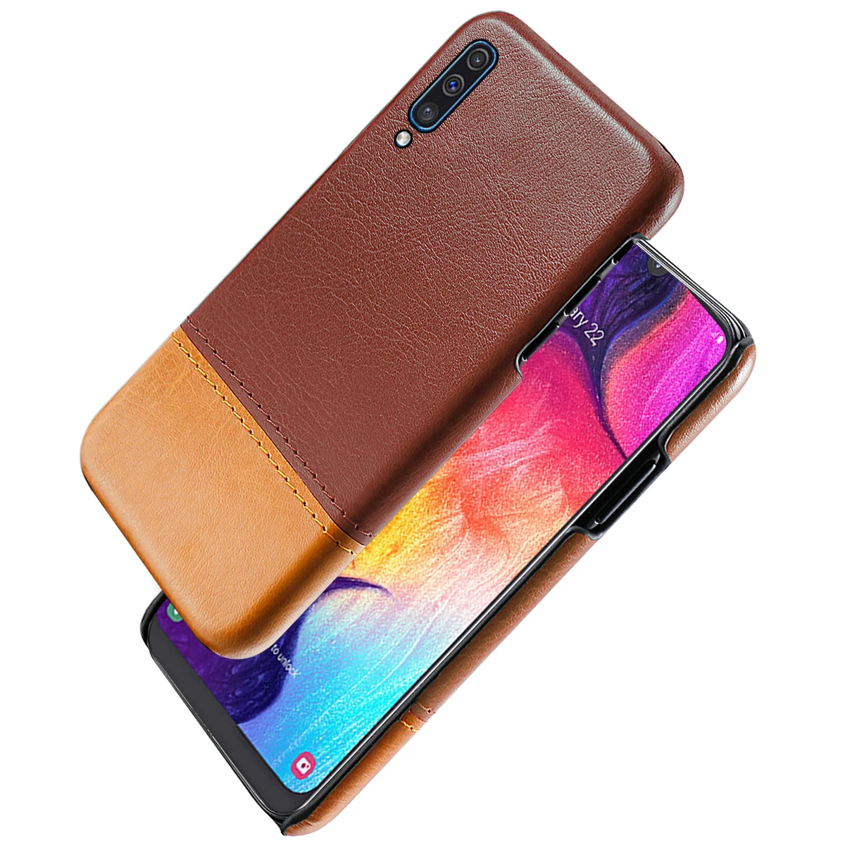 Чехол для Samsung Galaxy A50 роскошный Винтажный чехол из искусственной кожи с капсулой