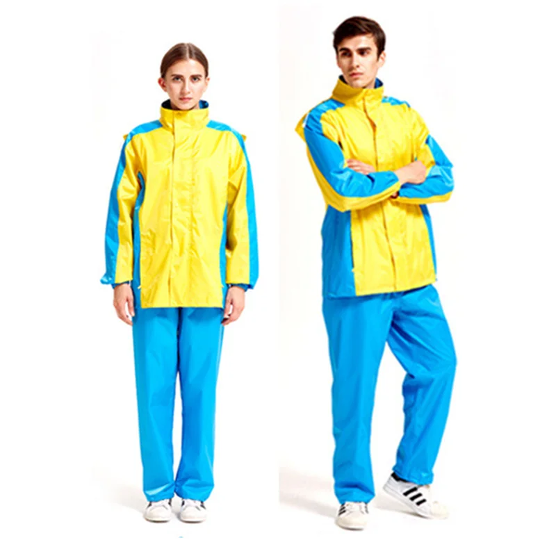 New Raincoat Suit Impermeable Women/Men Hooded Motorcycle Poncho Rainwear Hiking Fishing Rain Gear | Дом и сад