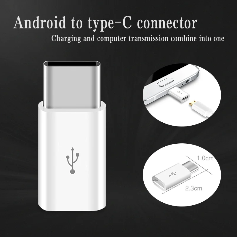 Micro USB Type C конвертер кабель для зарядки данных OTG адаптер быстрое зарядное