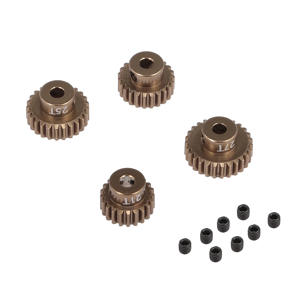 48DP 21T 23T 25T 27T RC щетка бесщеточный мотор шестеренок комплект для 1:10 S CS R31 SCX10 Drift Racing