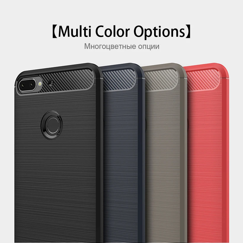 

For Google Pixel 3Pixel3 XL Carbon Fiber Case Silicon TPU Back Cover Case For HTC U12 Plus Asus ZC520KL ZC554KL ZD553KL ZE554KL