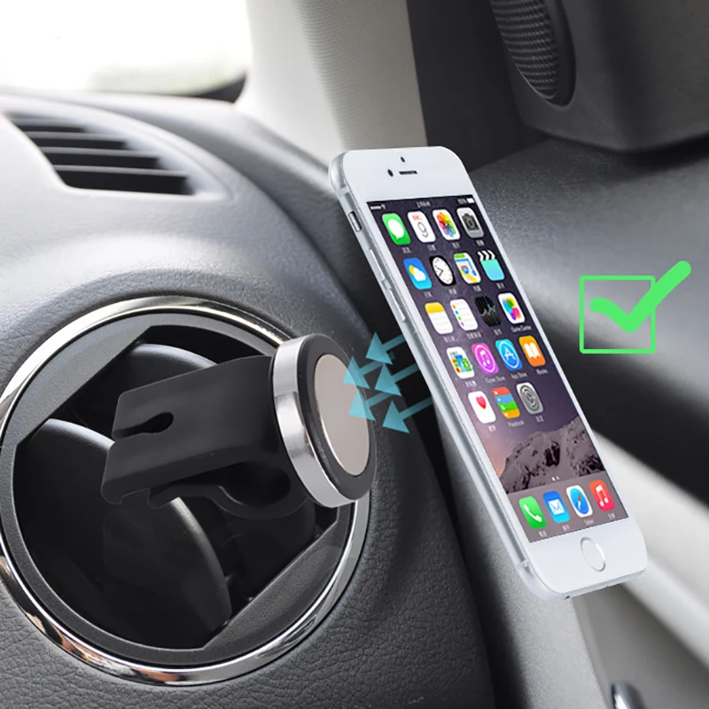Pushingbest горячий автомобиль выход воздуха телефона держатель Магнитный руль