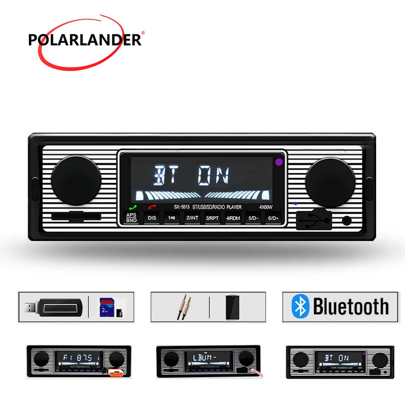 Car Radio 12V Stereo NEW Bluetooth MP3 FM USB SD AUX Audio Electronics teypleri radio para carro autoradio 1din | Автомобили и